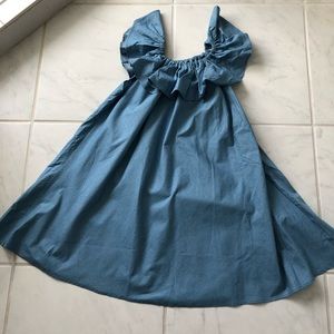 ChicWish Chambray Off the Shoulder dress, sz XL